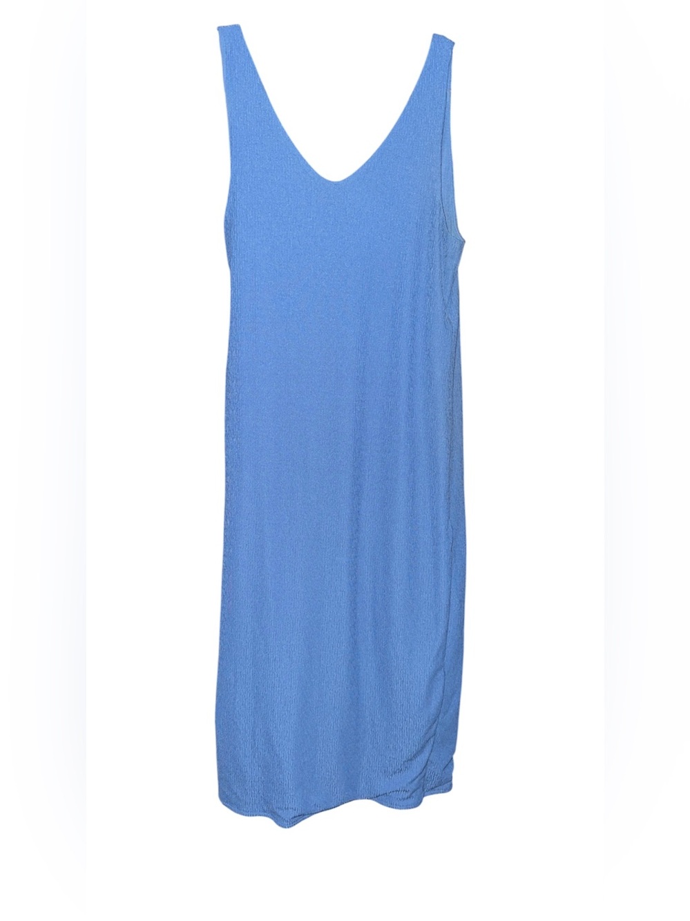 Large Ingrid & Isabel Sleeveless Wrap Maternity Midi Dress COBALT BLUE, - Picture 3 of 7